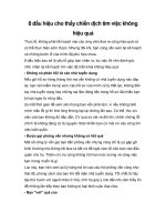 Tài liệu 8 dấu hiệu cho thấy chiến dịch tìm việc không hiệu quả doc