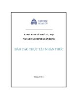 báo cáo thực tập nhận thức công ty cp khoáng sản và xây dựng bình dương