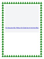 Tài liệu Kỹ năng giao tiếp: Những yếu tố giúp bạn trở nên hoà đồng. potx