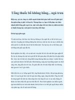 Tài liệu Uống thuốc bổ không bằng... ngủ trưa pptx