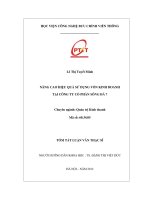 Nâng cao hiệu quả sử dụng vốn kinh doanh tại công ty cổ phần sông đà 7