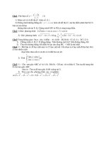 Tài liệu Đề Thi Thử Đại Học Khối A, A1, B, D Toán 2013 - Phần 17 - Đề 25 pdf