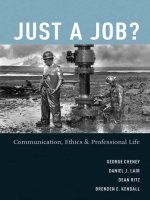 Tài liệu Just a Job? Communication, Ethics, and Professional Life pptx