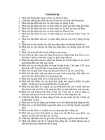 Tài liệu Câu hỏi sinh học đại cương doc