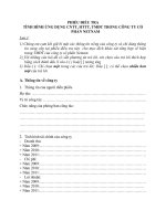 Tài liệu Phiếu điều tra.huyền docx