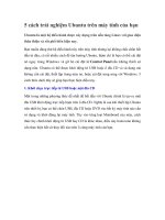 Tài liệu 5 cách trải nghiệm Ubuntu trên máy tính của bạn docx