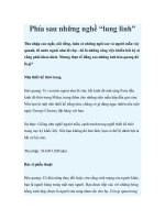 Tài liệu Phía sau những nghề “lung linh” pdf