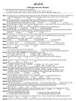 Tài liệu Đề thi thử hóa đề 9 pptx