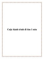 Tài liệu Cuộc hành trình đi tìm 1 nửa. ppt