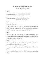 Tài liệu Đề Thi Thử Tuyển Sinh Lớp 10 Toán 2013 - Đề 67 potx