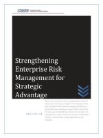 Tài liệu Strengthening Enterprise Risk Management for Strategic Advantage ppt