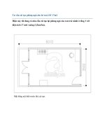 Tài liệu Tư vấn cải tạo phòng ngủ cho bé trai, DT 17m2 Hiện potx