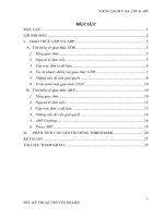 Tài liệu Đề tài: Giao thức UDP và ARP ppt