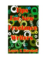 Tài liệu Tips for New Freelance Writers doc