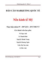 Tài liệu Tiểu luận: Nền kinh tế Mỹ ppt