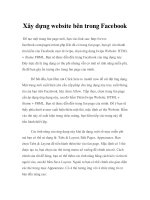 Tài liệu Xây dựng website bên trong Facebook pdf