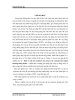 dịch vụ vận tải container của công ty tàu container hải ngoại phương đông oocl