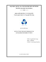 Đồ án Quản lý chất thải rắn sinh hoạt KTX Bách Khoa TP.HCM