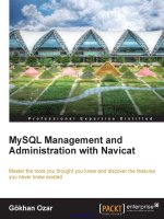 Tài liệu MySQL Management and Administration with Navicat pptx