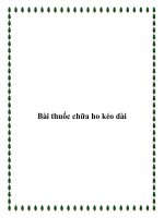 Tài liệu Bài thuốc chữa ho kéo dài pot