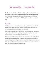 Tài liệu Mẹ sành điệu… con phát ốm doc