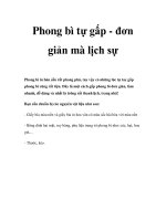 Tài liệu Phong bì tự gấp - đơn giản mà lịch sự ppt