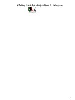 GIÁO ÁN ĐẠI SỐ 10 NÂNG CAO