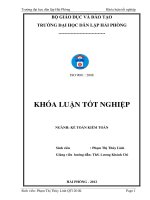 Tài liệu Luận văn:Hoàn thiện công tác kế toán doanh thu, chi phí và xác định kết quả kinh doanh tại công ty cổ phần thương mại dịch vụ vận tải xi măng Hải Phòng docx