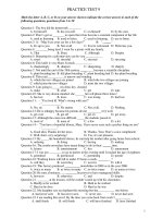 Tài liệu Đề Thi Thử Đại Học KHối A1, Anh 2013 - Phần 5 - Đề 6 docx