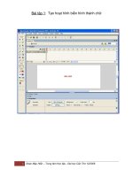 Tạo hoạt hình biến hình thành chữ