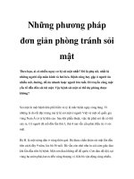 Tài liệu Những phương pháp đơn giản phòng tránh sỏi mật ppt