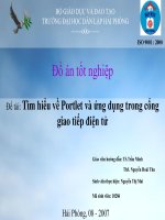 tìm hiểu về portlet và ứng dụng trong cổng giao tiếp điện tử