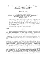 Oxi hóa pha lỏng stiren trên xúc tác mg0,7 – xCoxAl¬0,3(OH)0,15 mh2o