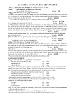 Tài liệu Lưu ý trong kì thi tốt nghiệp trung học phổ thông 2013 potx