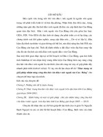 thực trạng và giải pháp nhằm tăng cường thu hút vốn đầu tư nước ngoài vào cao  bằng