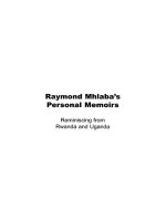 Tài liệu Raymond Mhlaba''''s Personal Memoirs ppt