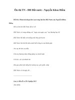 Tài liệu Ôn thi TN - ĐH Đất nước - Nguyễn Khoa Điềm docx