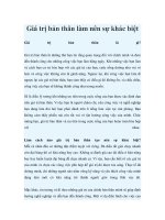 Tài liệu Giá trị bản thân làm nên sự khác biệt ppt