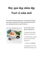 Tài liệu Bày quả đẹp nhân dịp Noel và năm mới docx