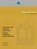 Tài liệu STOCKS, BONDS, MONEY MARKETS AND EXCHANGE RATES MEASURING INTERNATIONAL FINANCIAL TRANSMISSION docx