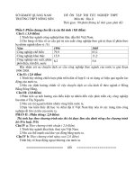 Tài liệu Đề Thi Thử Tốt Nghiệp Địa Lý 2013 - Phần 1 - Đề 16 pdf