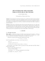 Tài liệu Một số vấn đề truy vấn và cập nhật trong cơ sở dữ liệu có tính thời gian. doc
