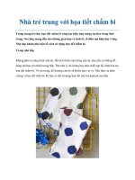 Tài liệu Nhà trẻ trung với họa tiết chấm bi docx