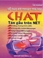 Tài liệu Sổ tay kỹ thuật tin học Chat tán gẫu trên NET pptx