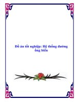 Đồ án tốt nghiệp Hệ thống đường ống biển