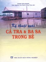 Tài liệu Kỹ thuật nuôi cá tra cá ba sa trong bè doc