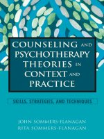 Tài liệu Counseling and Psychotherapy theoriesin context and practice docx