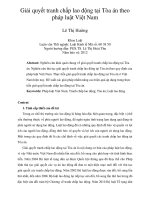 Giải quyết tranh chấp lao động tại tòa án theo pháp luật việt nam