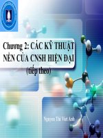Tài liệu Chương 2: CÁC KỸ THUẬT NỀN CỦA CNSH HIỆN ĐẠI (tiếp theo) doc