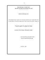 thí nghiệm thực hành ảo ứng dụng trong dạy nghề điện ôtô tại trường cao đẳng nghề ktcn việt nam- hàn quốc- nghệ an